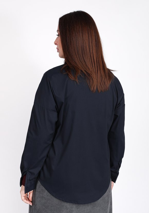 Рубашка базовая оверсайз шир.  580, рис. 10