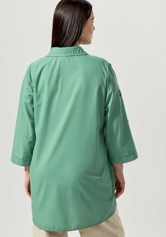 Рубашка с патами на рукаве Джоан шир.  580, рис. 19