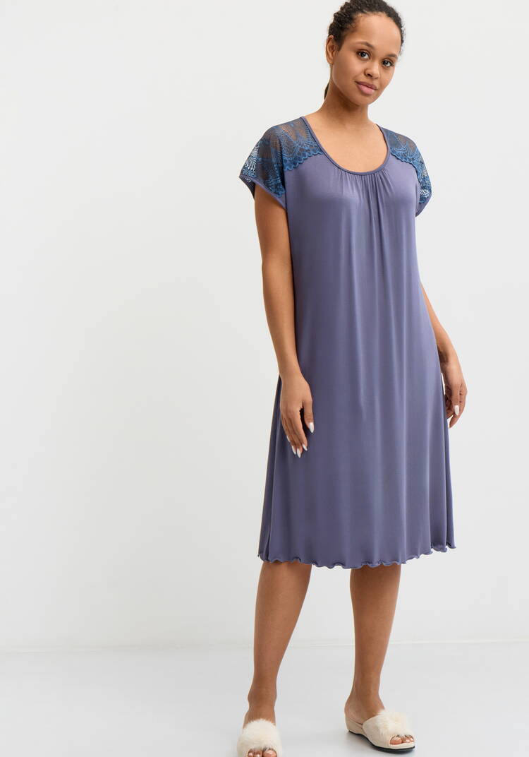 Сорочка с кружевом Жозефина шир.  750, рис. 1