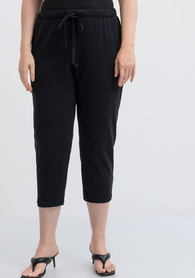 Бриджи трикотажные с поясом на кулиске шир.  750, рис. 24