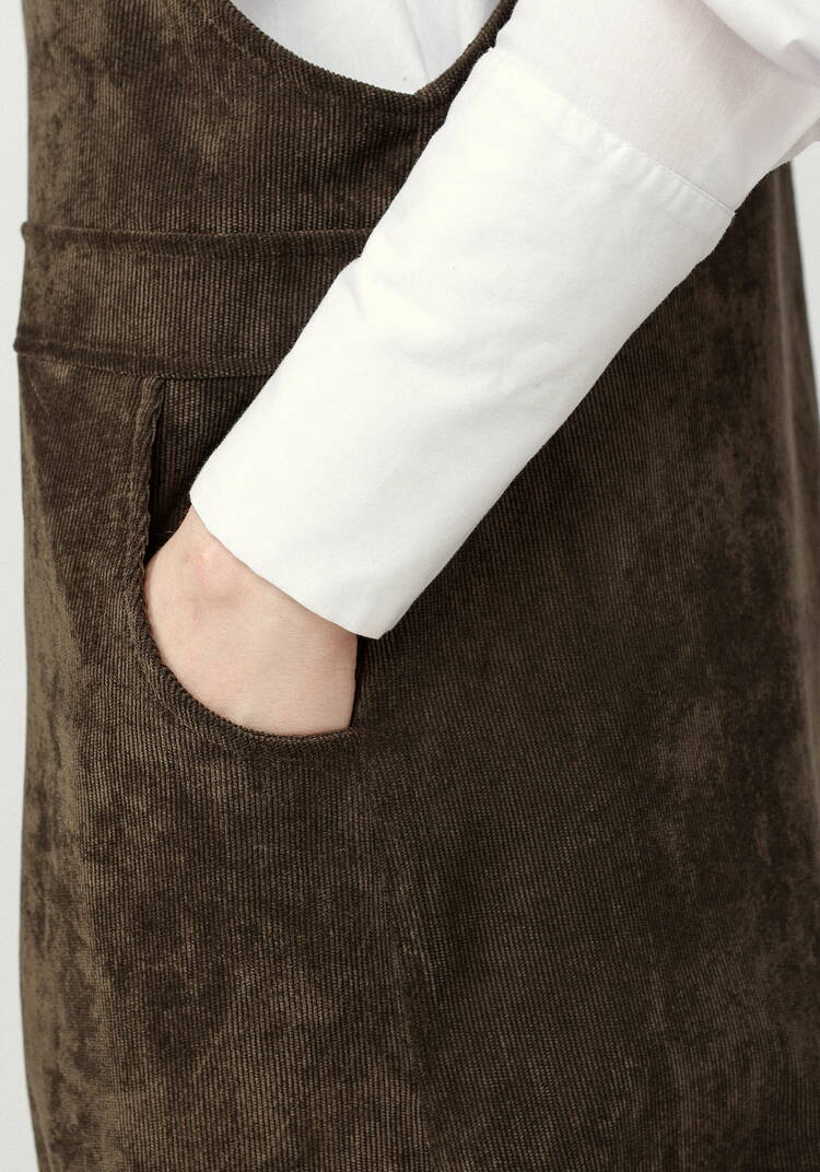 Сарафан из микровельвета на бретелях шир.  750, рис. 19