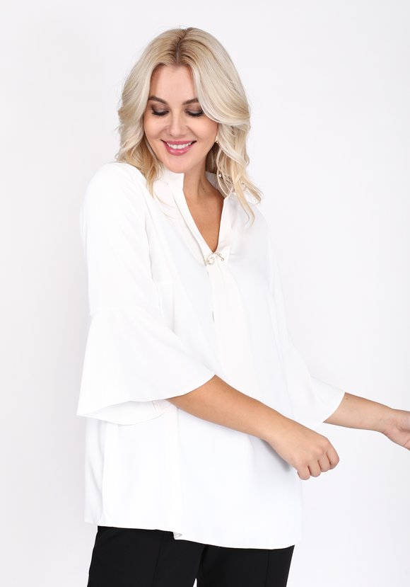 Блуза Неповторимый шарм шир.  580, рис. 5