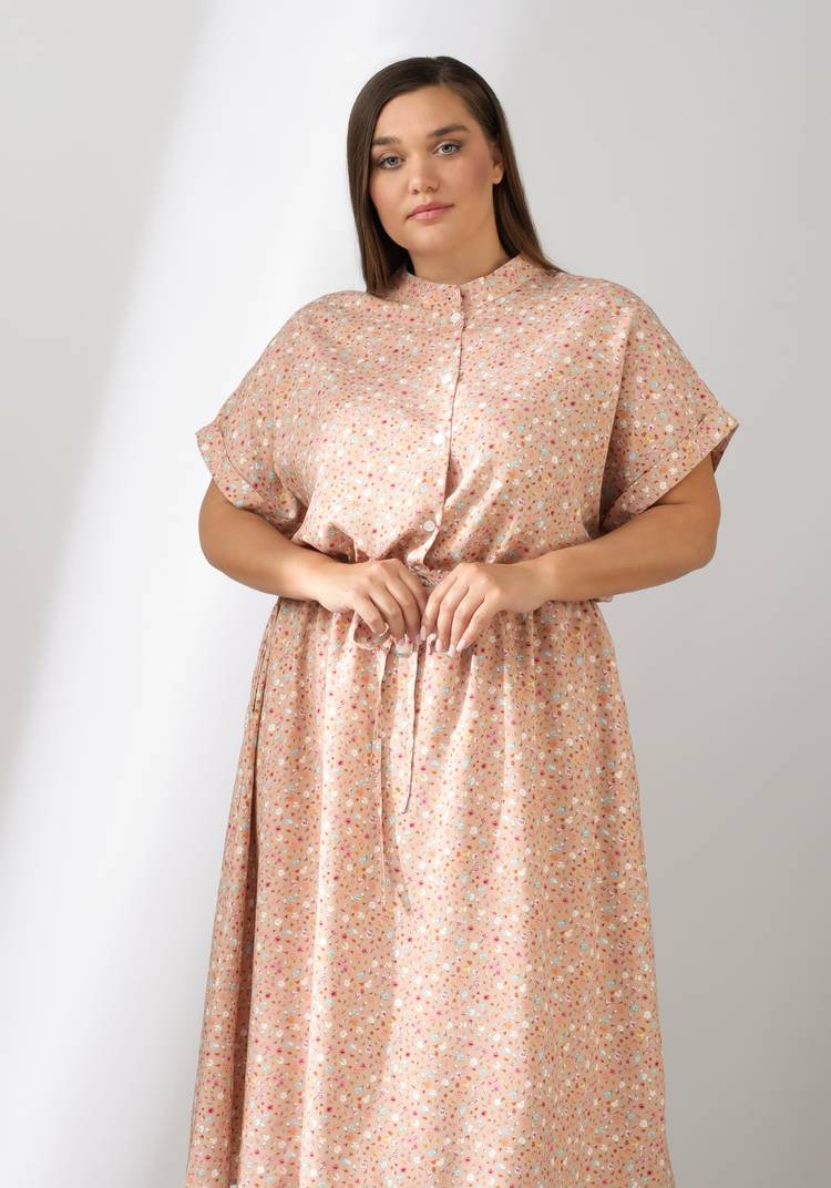 Платье отрезное по  линии талии шир.  750, рис. 8