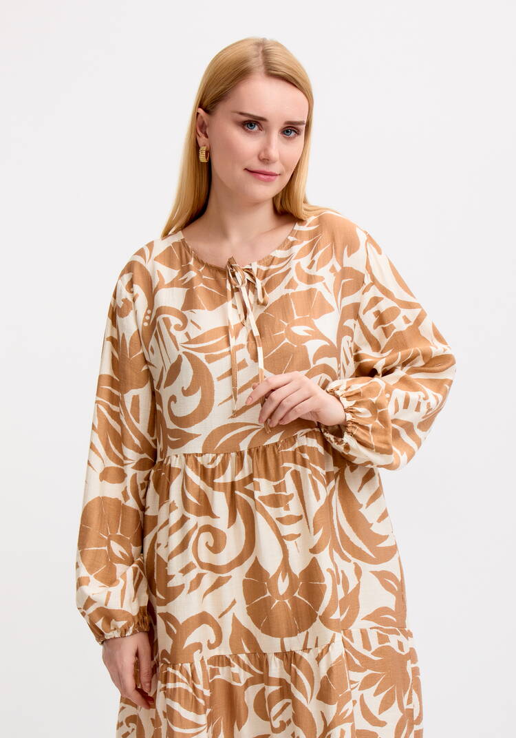 Платье расклешенного силуэта шир.  750, рис. 14