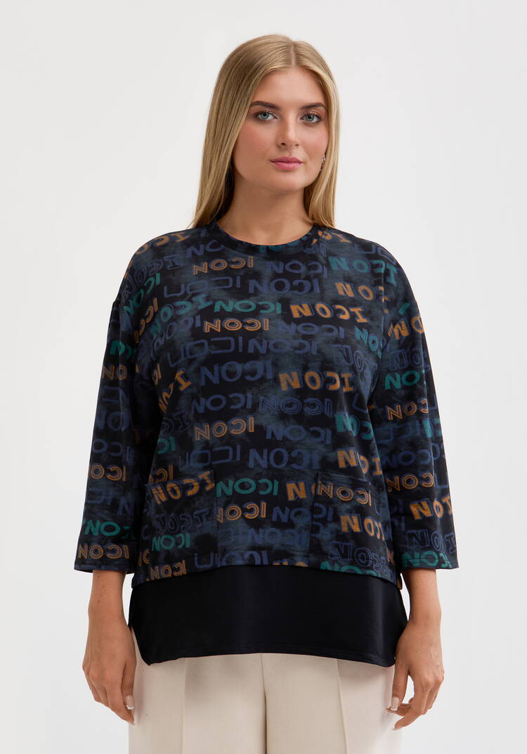 Блуза Евгения шир.  750, рис. 16