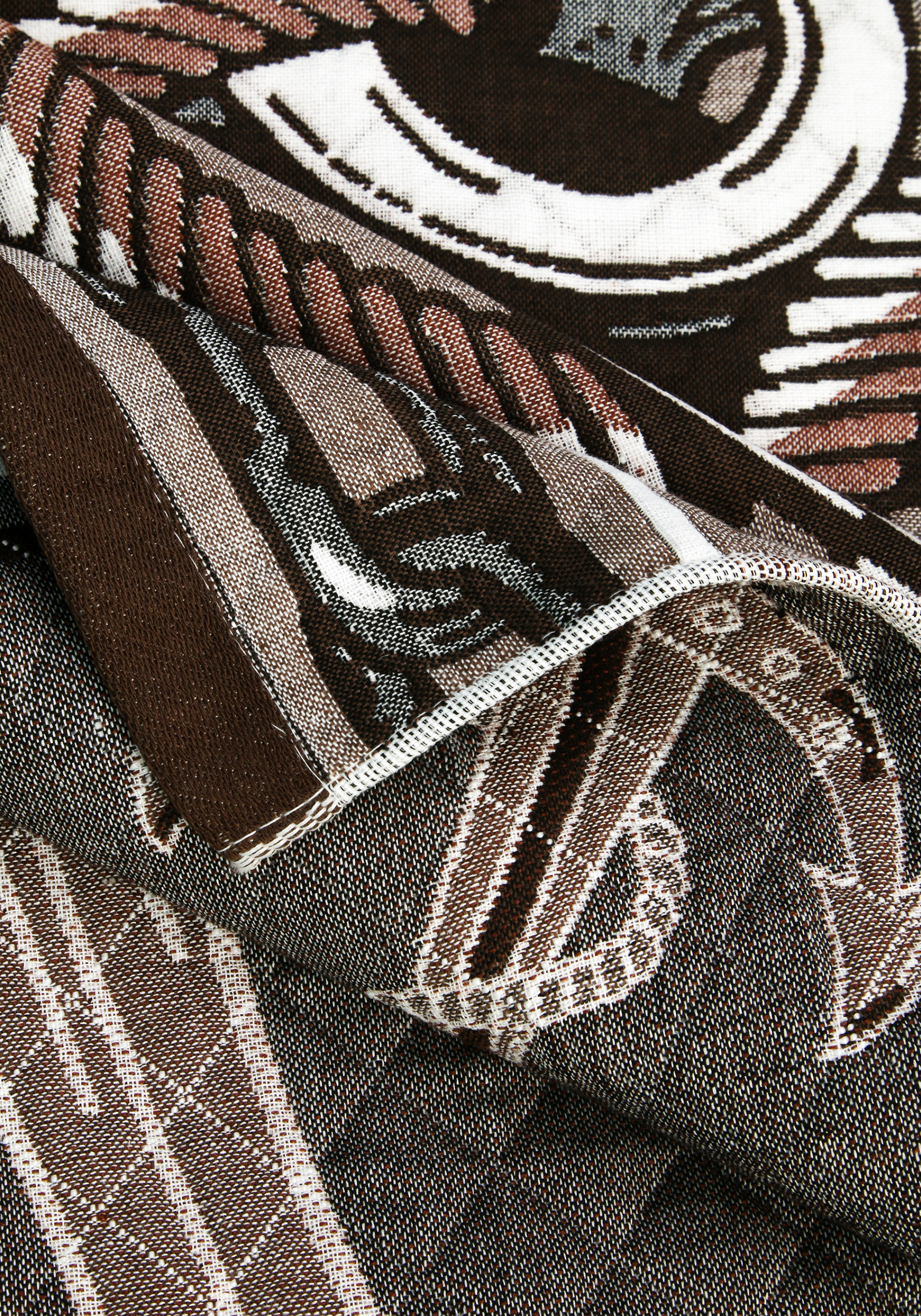Полотенце стеганое "Реванш", цвет коричневый, размер 50*100 - фото 4