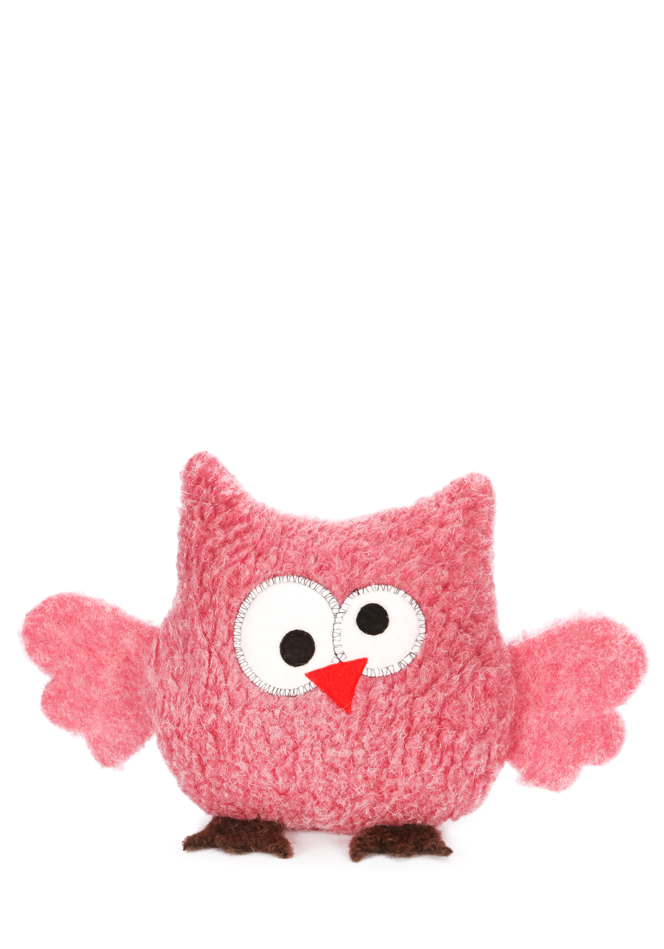 

Игрушка из меха "Совушка", Розовый