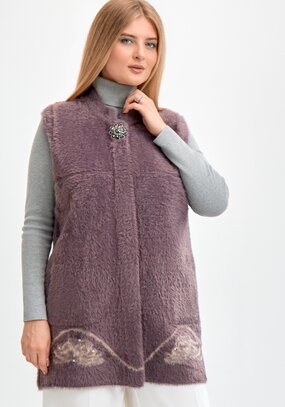 Жилетка из экомеха Розали