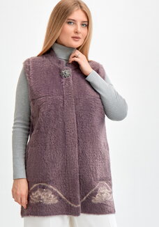 Жилетка из экомеха Розали