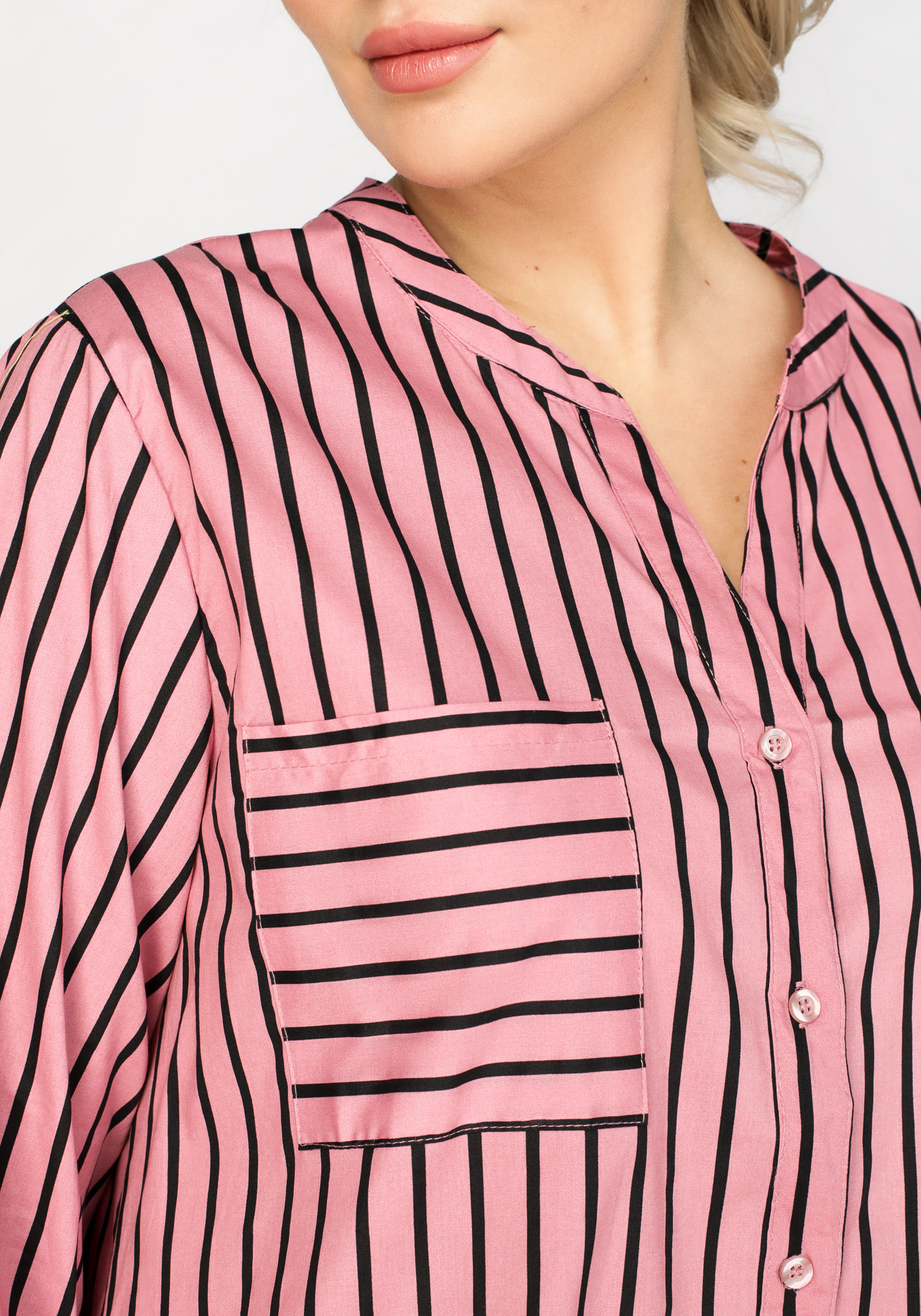 Платье-рубашка Изабель, цвет розовый, размер 54 - фото 10