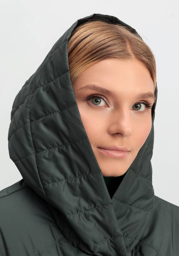 Куртка удлиненная до колен Марлен шир.  750, рис. 5