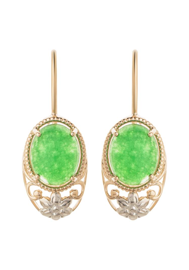 Серебряные  серьги Стефания шир.  750, рис. 1