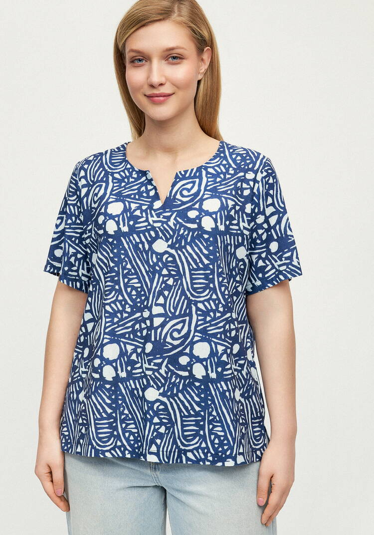 Блуза Путешествие мечты шир.  750, рис. 11