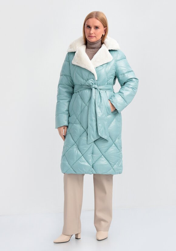 Пуховик со съемным капюшоном Адель шир.  580, рис. 2