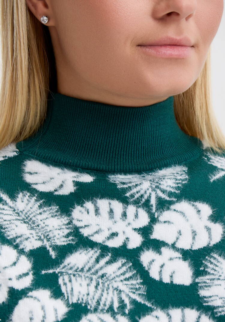 Туника пушистая с принтом шир.  750, рис. 45