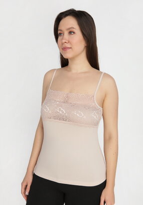 Топ с кружевом Селена