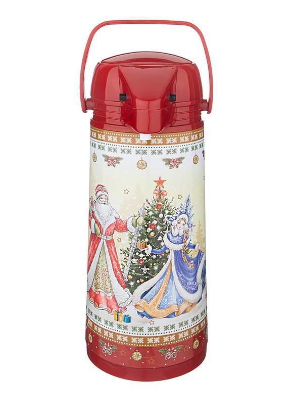 Термос со стеклянной колбой и помпой шир.  580, рис. 15