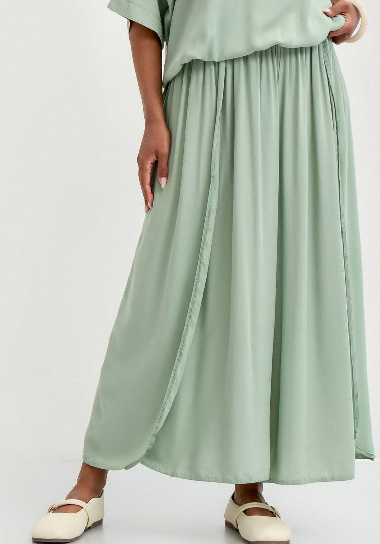 Юбка-брюки свободного кроя на резинке шир.  750, рис. 18