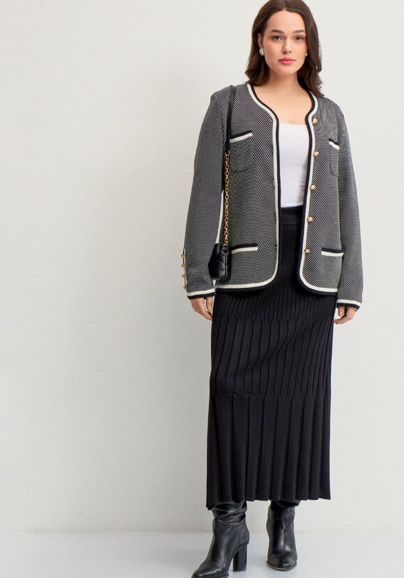 Юбка с фигурными складками шир.  580, рис. 13