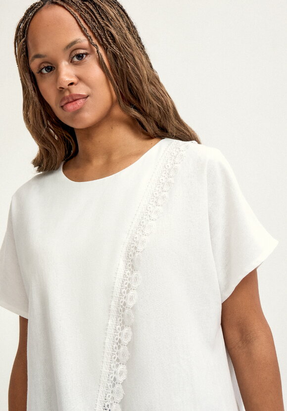 Туника изо льна с кружевом шир.  580, рис. 5