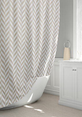 Штора для ванной с утяжелителем