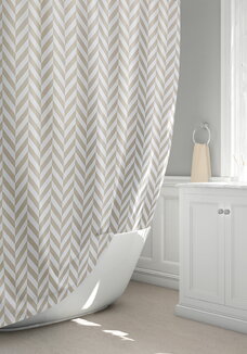 Штора для ванной с утяжелителем