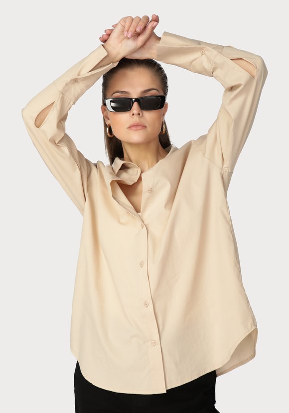 Рубашка с объемным манжетом шир.  580, рис. 14