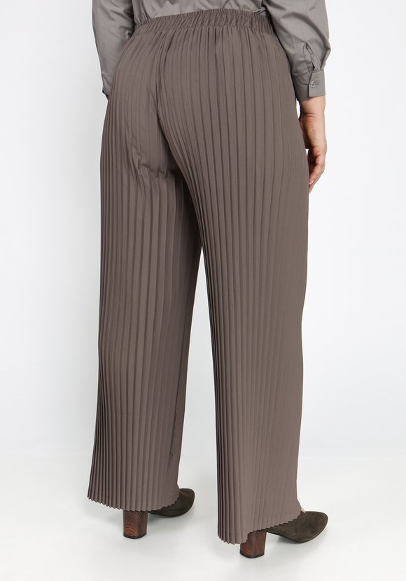 Брюки широкие плиссе на резинке шир.  580, рис. 2