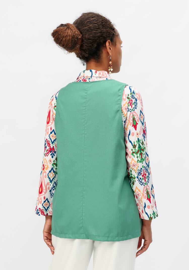 Жилет оригинального дизайна шир.  750, рис. 3