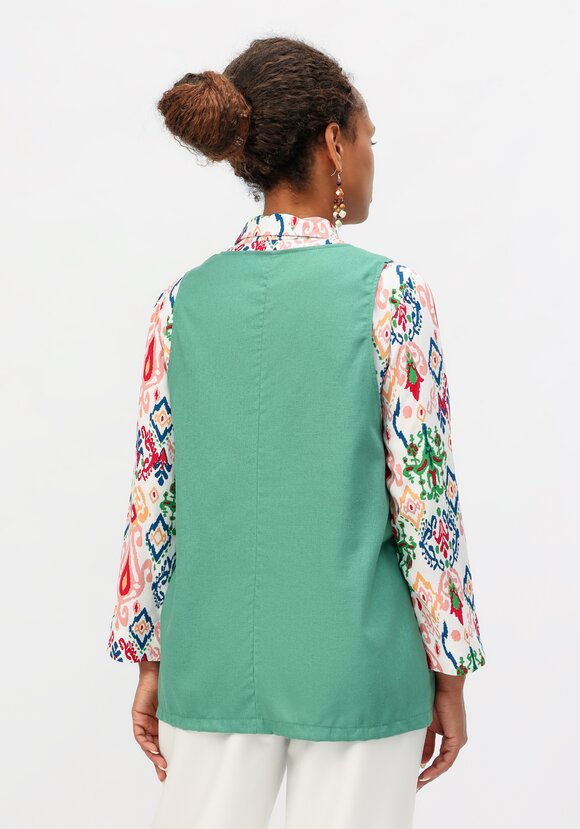 Жилет оригинального дизайна шир.  580, рис. 3