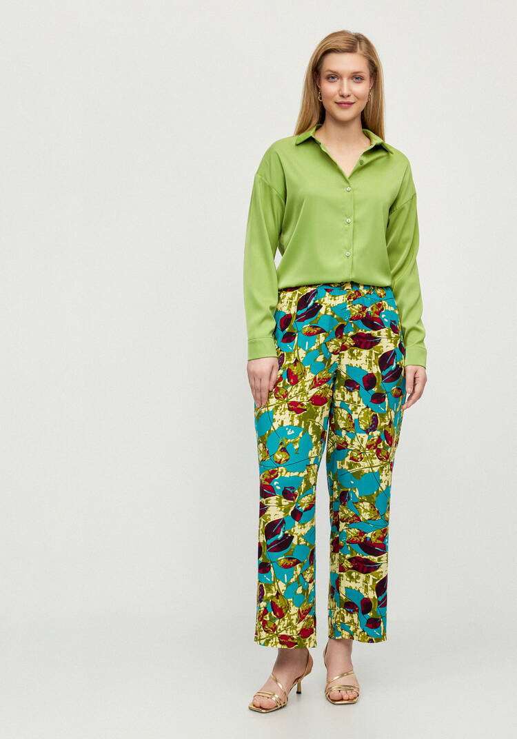 Брюки Калейдоскоп лепестков шир.  750, рис. 20