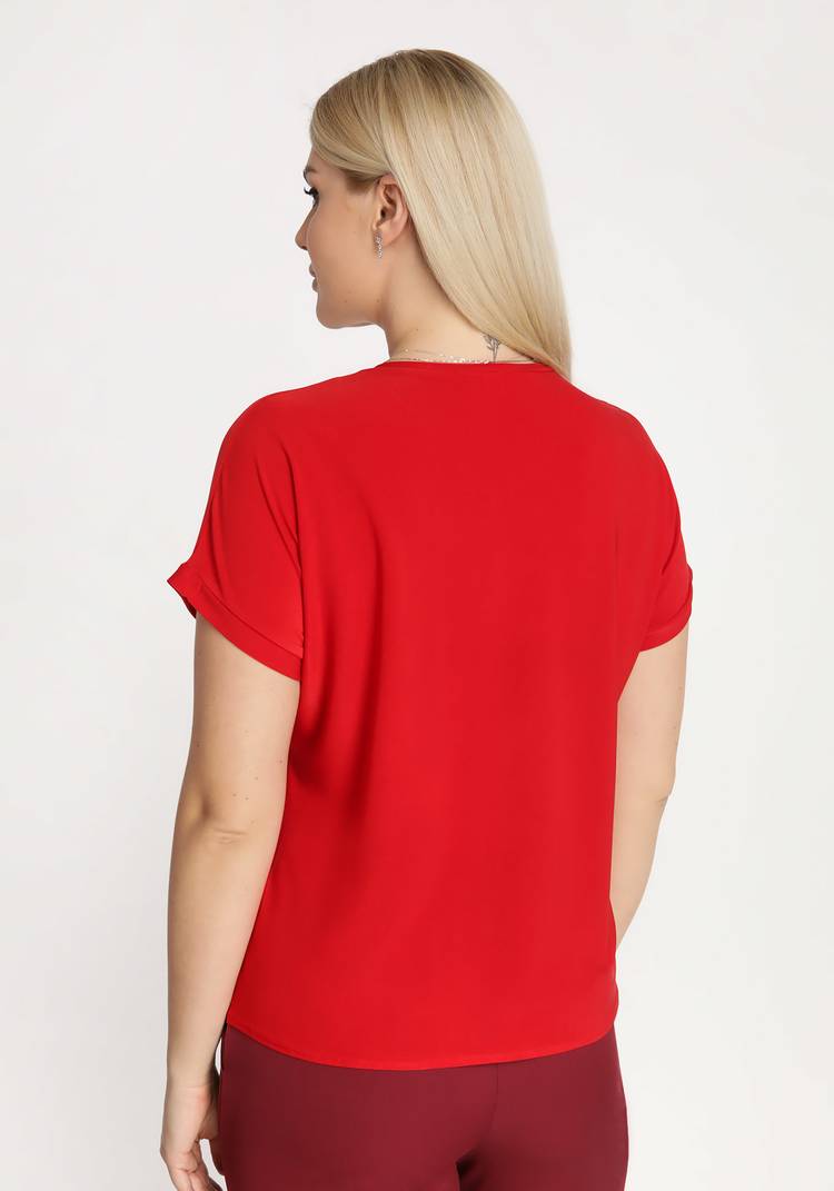 Блуза с воланом спереди шир.  750, рис. 12