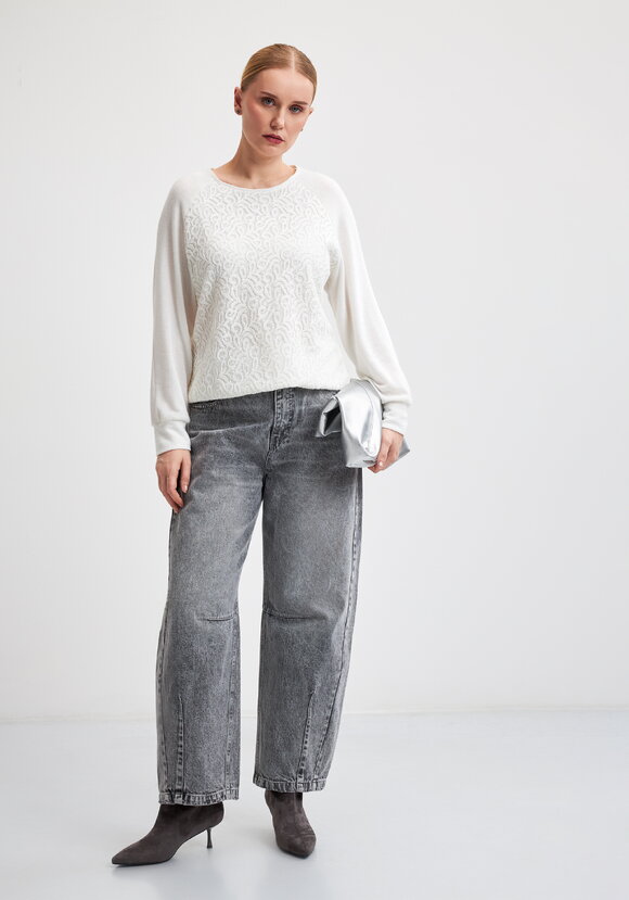 Джемпер с кружевным рисунком шир.  580, рис. 2