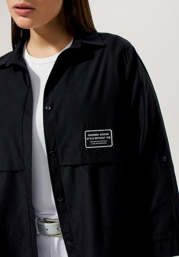 Рубашка с патами на рукаве Джоан шир.  580, рис. 37