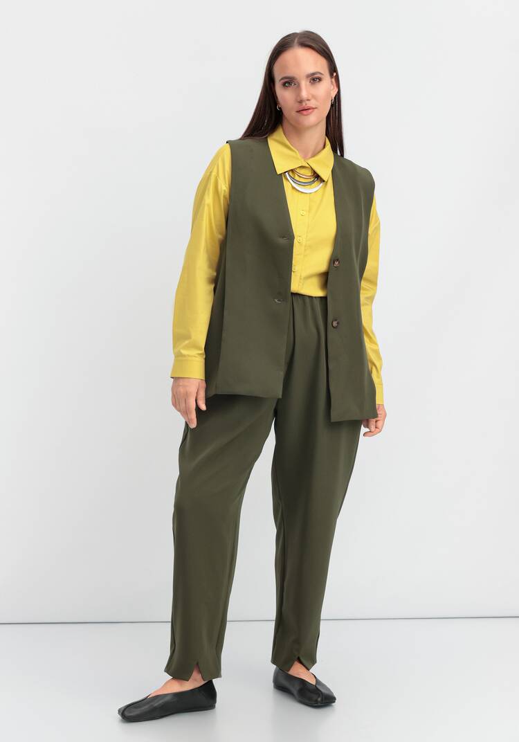 Брюки-бананы с разрезами шир.  750, рис. 7