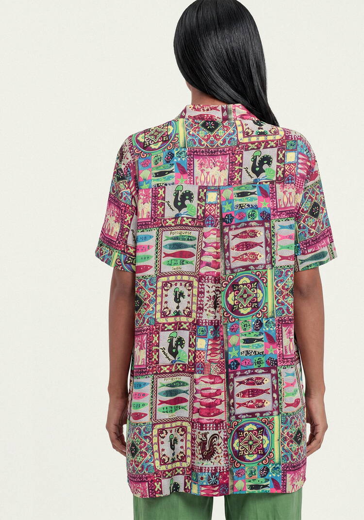 Блуза Этничекий бриз шир.  750, рис. 3