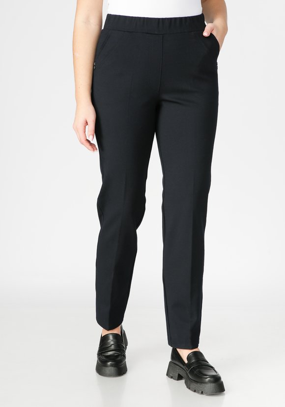 Брюки из плотной ткани джерси шир.  580, рис. 1