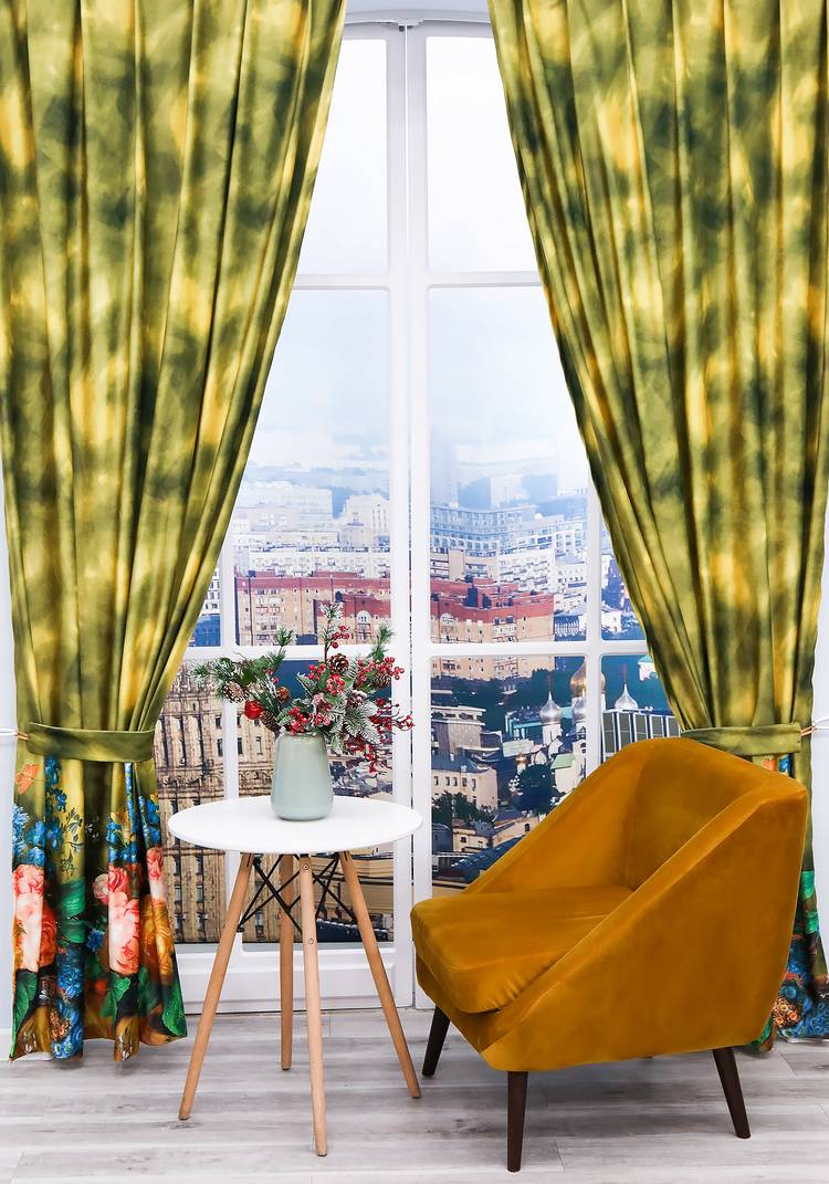 Портьеры бархатные Амальфи шир.  750, рис. 7