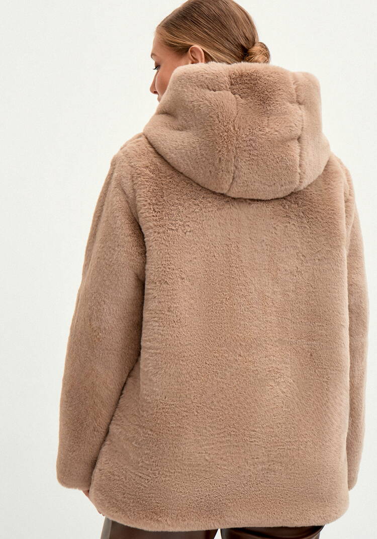 Шуба из эко меха Мишель шир.  750, рис. 21