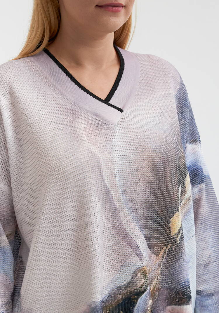 Блуза Нежные обьятия шир.  750, рис. 5