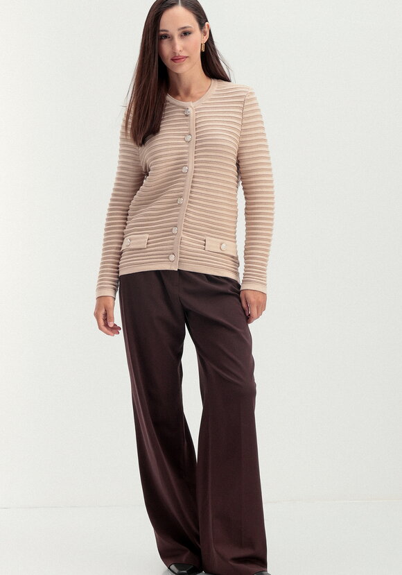 Пиджак в полоску на металлических пуговицах шир.  580, рис. 2