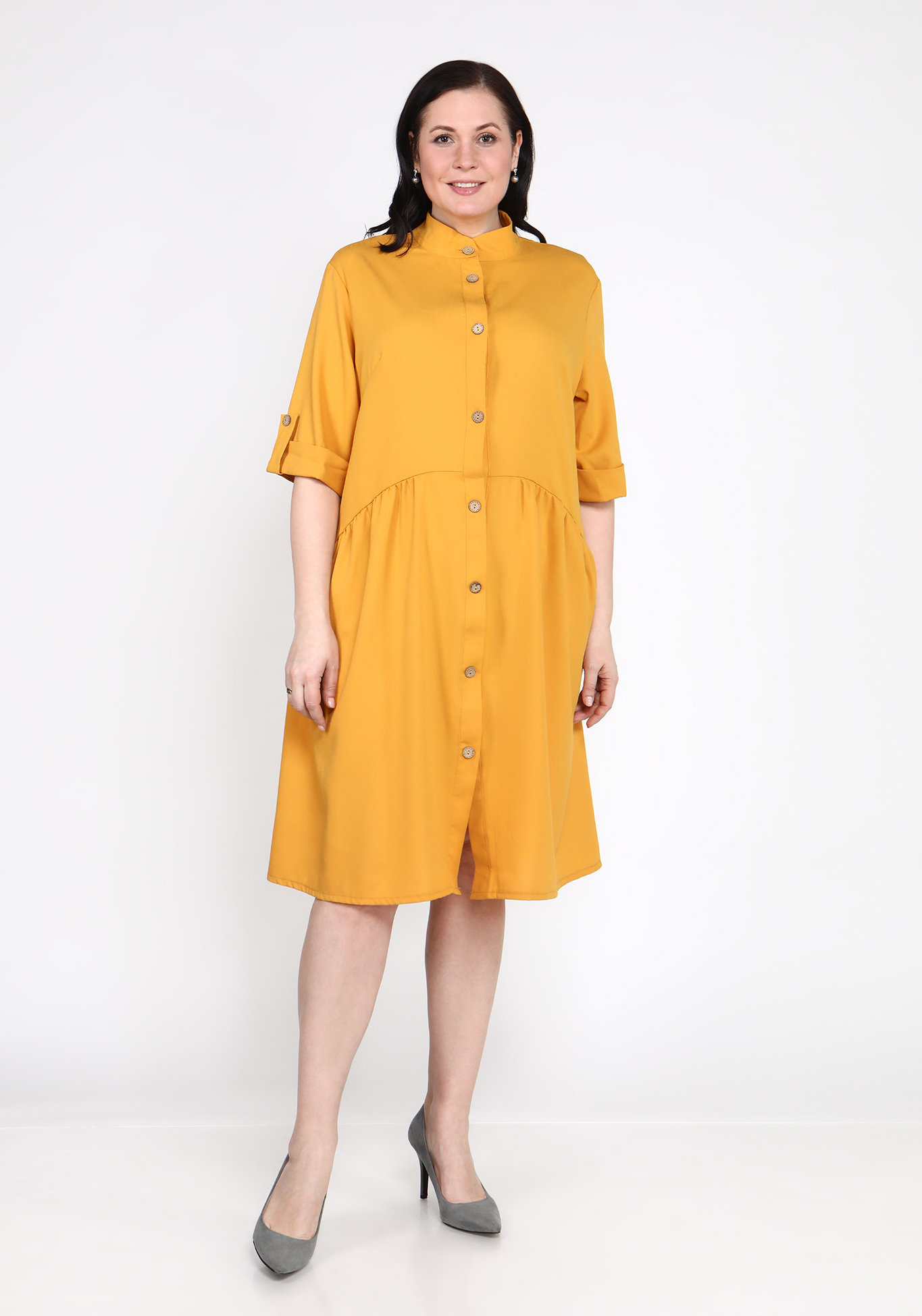 

Платье "Паула", Горчичный