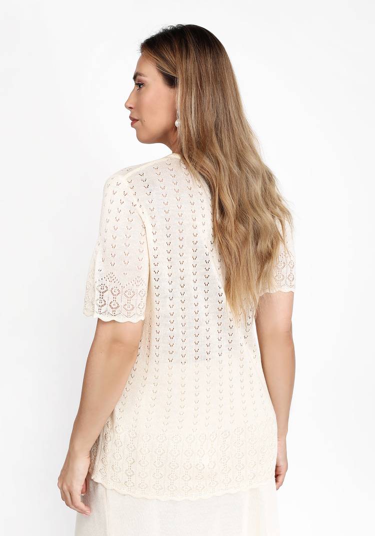 Блуза ажурная Алеся шир.  750, рис. 9