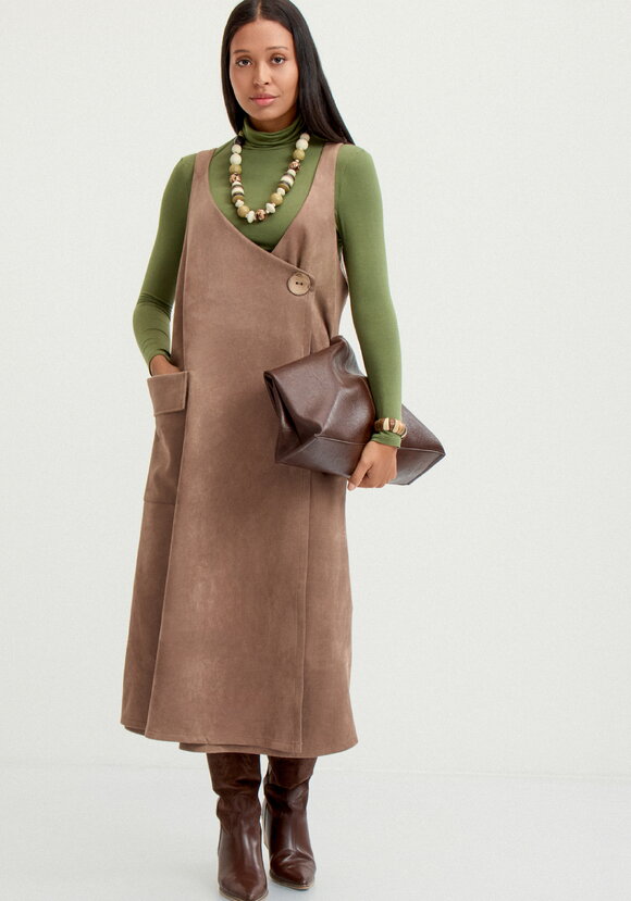 Сарафан с имитацией застёжки шир.  580, рис. 9