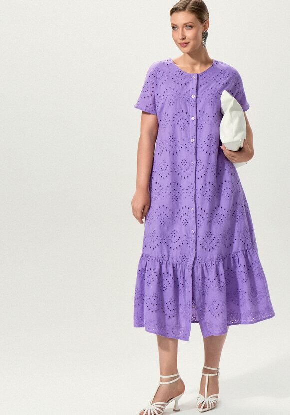 Платье ажурное с цельнокроеным рукавом шир.  580, рис. 23