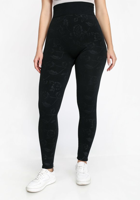 Леггинсы на высокой посадке с узором шир.  580, рис. 16