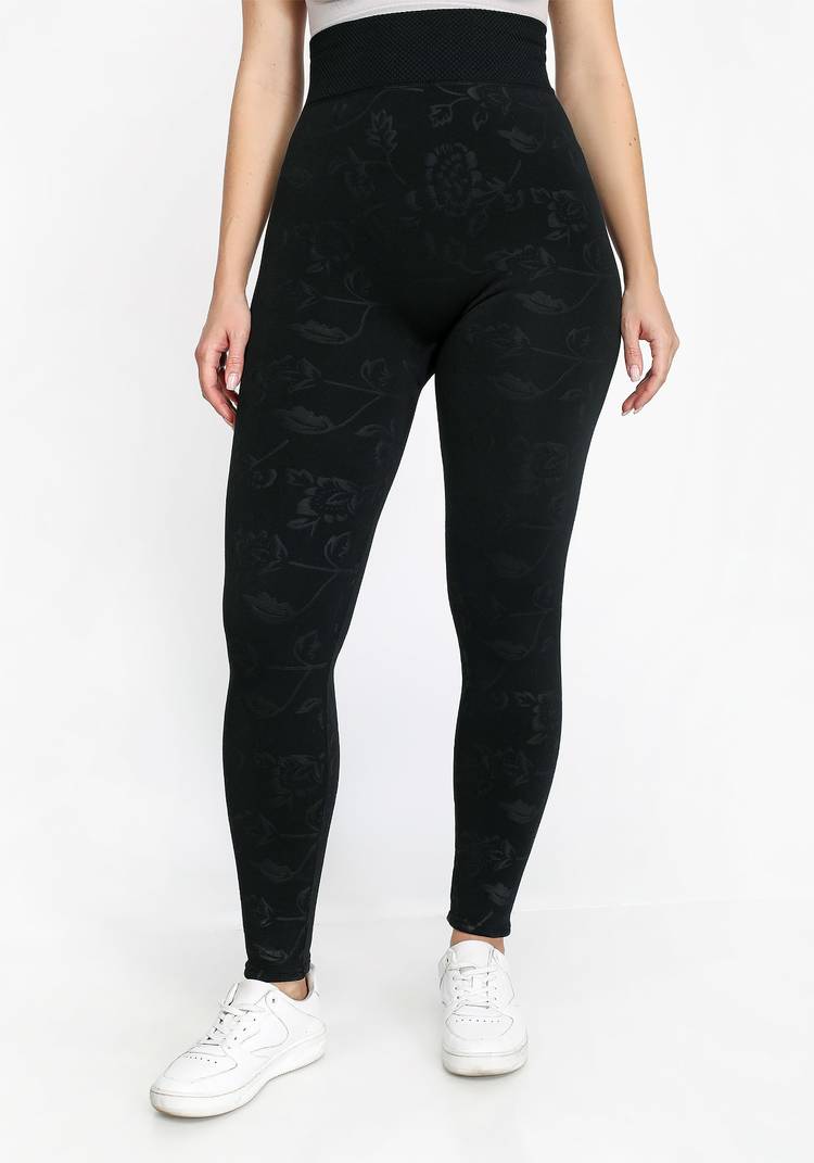 Леггинсы на высокой посадке с узором шир.  750, рис. 16