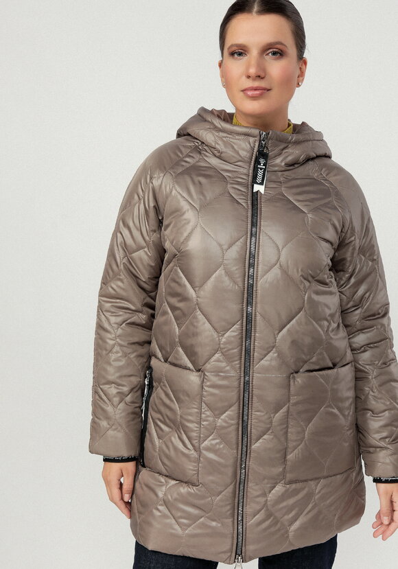 Куртка на молнии с капюшоном Милана шир.  580, рис. 8