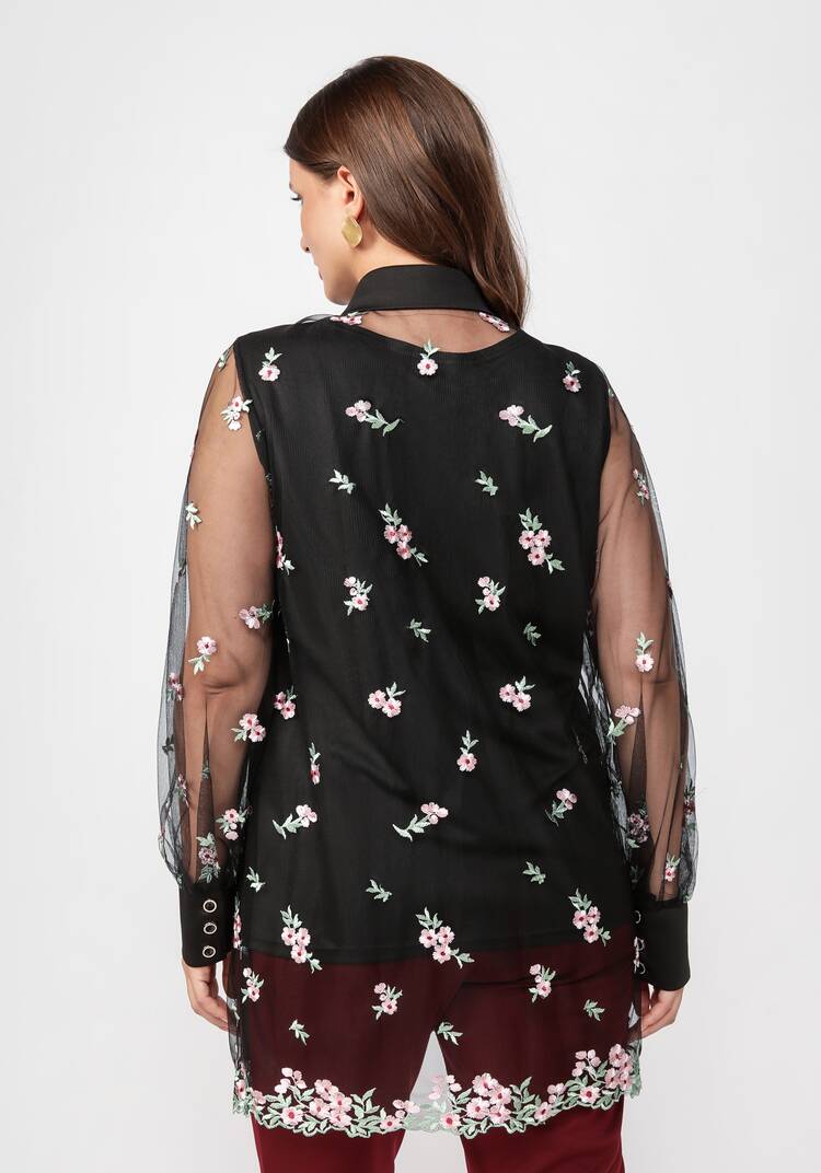 Блуза с топом шир.  750, рис. 3