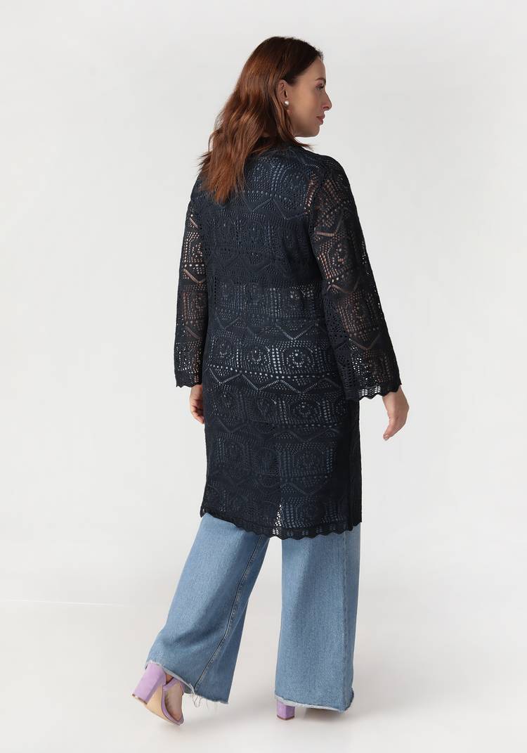 Кардиган Ажурное мгновение шир.  750, рис. 22